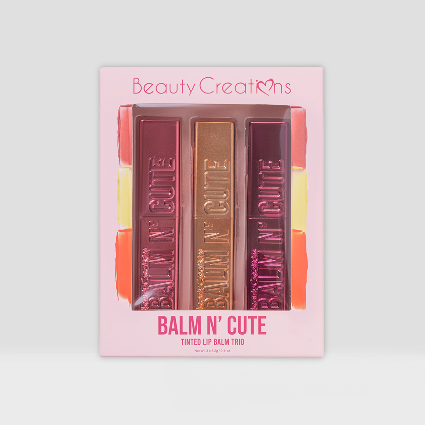 Balm N' Cute Tinted Lip Balm "The Reds" Set