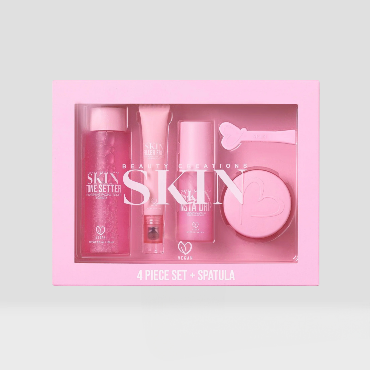 Skin 4 Piece Set with Spatula