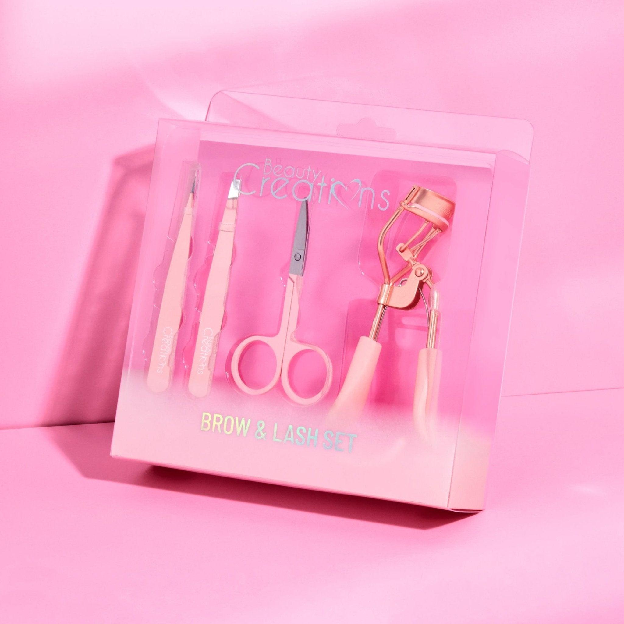 Pink Brow & Lash Set